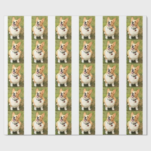 Corgi Wrapping Paper Cadeaupapier (Vlak)