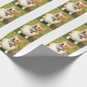 Corgi Wrapping Paper Cadeaupapier (Hoek)