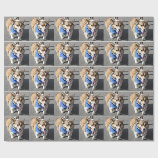 Corgi Wrapping Paper Cadeaupapier (Vlak)