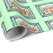 Corgi Wrapping Paper Cadeaupapier (Rol Hoek)