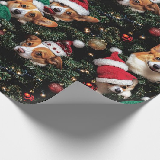 Corgi Wrapping Paper Cadeaupapier (Hoek)