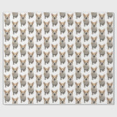 Corgi Wrapping Paper Cadeaupapier (Vlak)