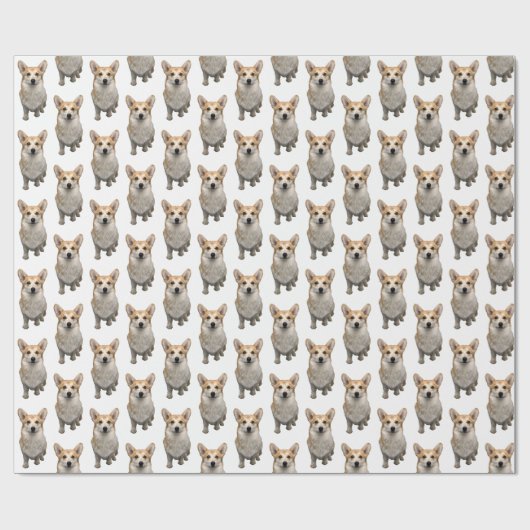 Corgi Wrapping Paper Cadeaupapier (Vlak)