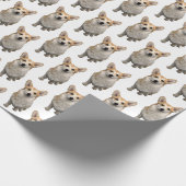 Corgi Wrapping Paper Cadeaupapier (Hoek)