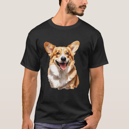 Corgi x Pembroke Welsh Corgi Dog T-shirt (Voorkant)