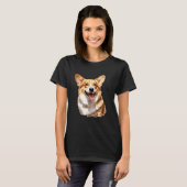Corgi x Pembroke Welsh Corgi Dog T-shirt (Voorkant volledig)