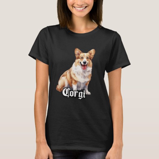 Corgi x Welsh Corgi Hond T-shirt (Voorkant)