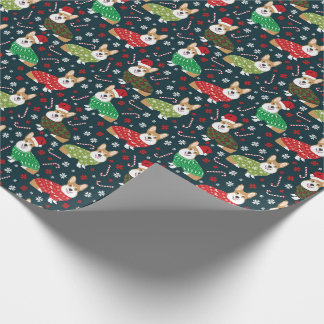corgi xmas sweaters cadeaupapier