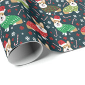 corgi xmas sweaters cadeaupapier (Rol Hoek)