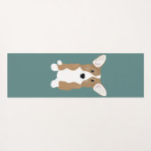 Corgi Yoga Mat (Achterkant (horizontaal))