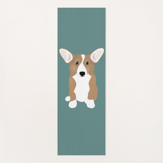 Corgi Yoga Mat (Voorkant)