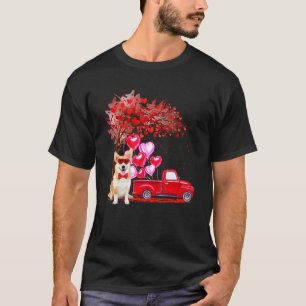 Corgi Zonnebril Hartjes Boom Pick-up Truck Hond Ko T-shirt