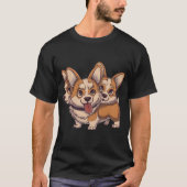 Corgiberus - De zoete beschermer T-shirt (Voorkant)