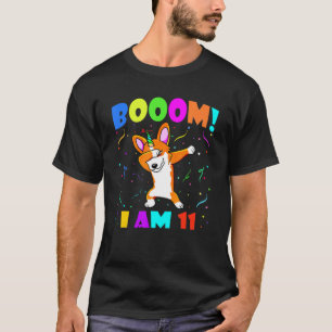 Corgicorn Booom is dood. Ik ben 11 jongens meisjes T-shirt