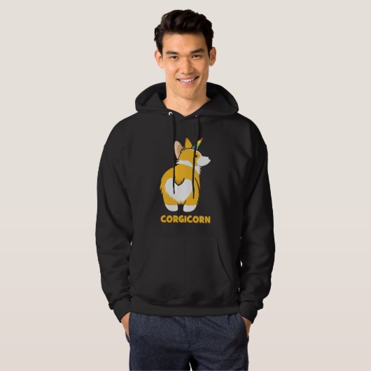 Corgicorn Essential Hoodie (Voorkant volledig)