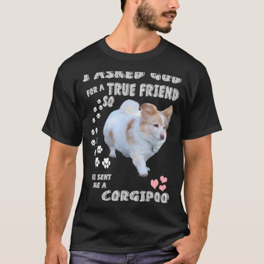 Corgipoo Cockerpoo Moeder Corgi Poodle Vader Corgi T-shirt (Voorkant)