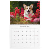 Corgis and Flowers Hondenliefhebber Kalender (Feb 2026)