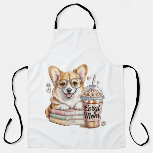 Corgi's Boeken en Ijsgekoelde Koffie voor Hond Schort