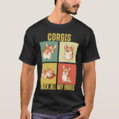 Corgis Check All My Boxes  Corgi T-shirt (Voorkant)