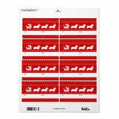 Corgis Christmas Sleigh Dogs Vakantie van Etiket (Full Sheet)