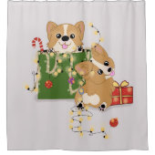 Corgis Douchegordijn (Voorkant)