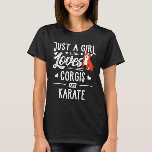 Corgis en Karate Women T-shirt (Voorkant)