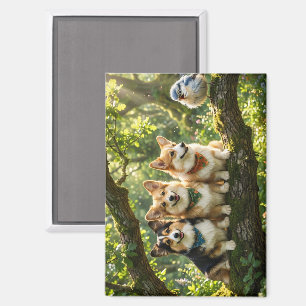 Corgi's en Vogel Magneet