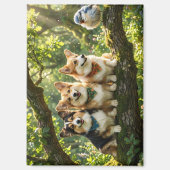 Corgi's en Vogel Magneet (Voorkant)
