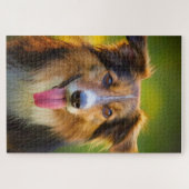 Corgi's glimlach legpuzzel (Horizontaal)