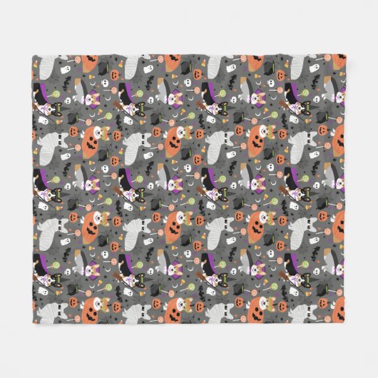 Corgis Halloween costume grappig Fleece Deken (Voorkant (Horizontaal))
