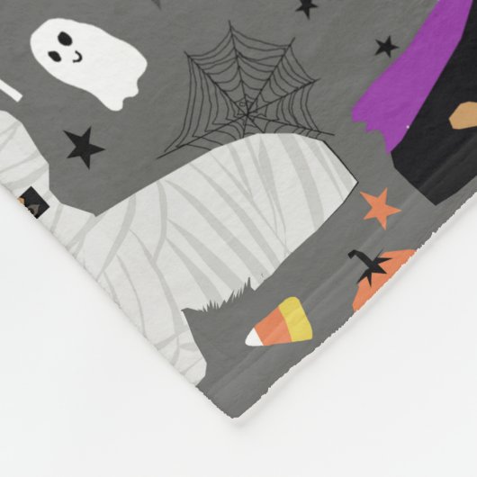 Corgis Halloween costume grappig Fleece Deken (Hoek)