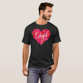 Corgis horen laag poly geometrisch t-shirt (Voorkant volledig)