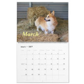 Corgis in 2014 kalender (Mar 2027)