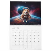 Corgis in de ruimte kalender (Mar 2026)