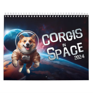 Corgis in de ruimte kalender