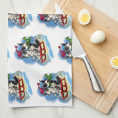 Corgis in de sneeuw theedoek (Quarter Fold)