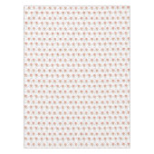 Corgi's in kersthoeden kerstpatroon tafelkleed (Voorkant)