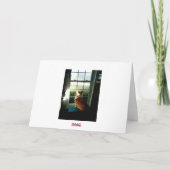 corgis kleedden zich omhoog als bruid en bruidegom kaart (Achterkant)