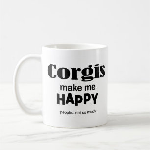 Corgis maakt me gelukkig koffiemok