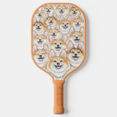 Corgis op een Pickleball Paddle (Voorkant)