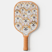 Corgis op een Pickleball Paddle (Achterkant)