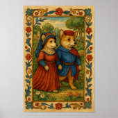 Corgi's Out on a Stroll Poster (Voorkant)