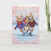 Corgis Schaatskaart Kaart (Voorkant)