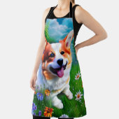 Corgi's tuin schort (Insitu)