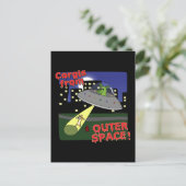 Corgis uit de buitenruimte briefkaart (Staand voorkant)