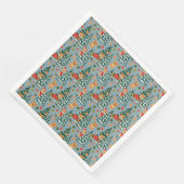 Corgis versiert de kerstboom in het bos servet (Hoek)