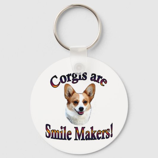 Corgis zijn glimlach Makers Sleutelhanger (Voorkant)