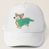 corgisaurus trucker pet (Voorkant)
