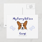 Corgitan Briefkaart (Voorkant / Achterkant)