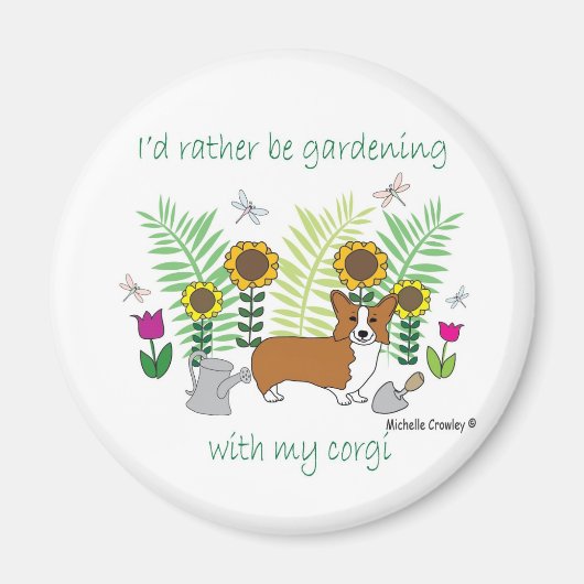 CorgiTan Magneet (Voorkant)